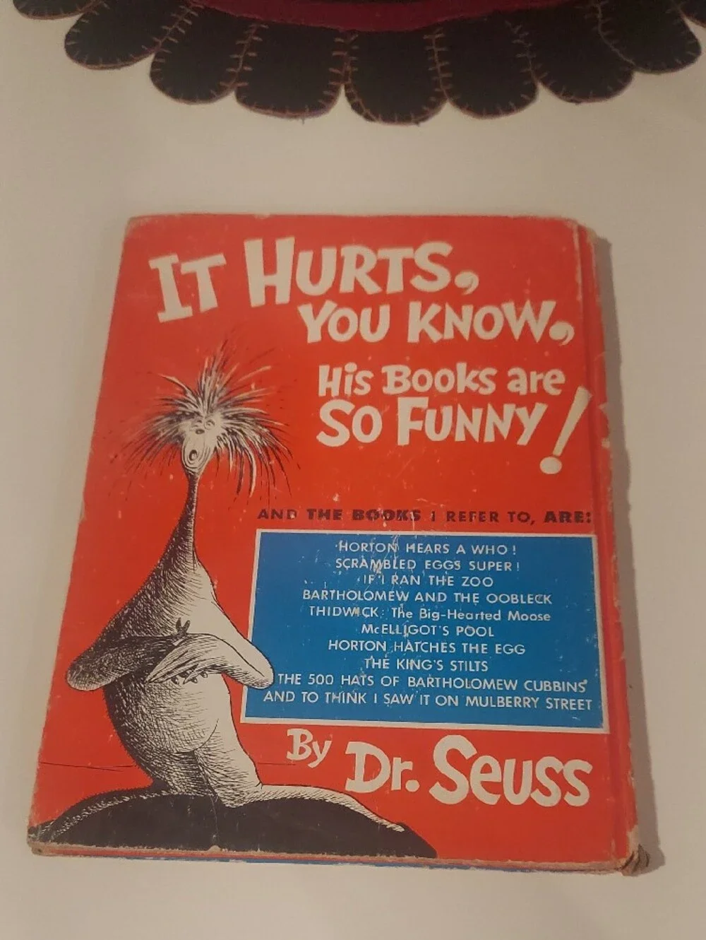 On Beyond Zebra! By Dr. Seuss - First Edition Hardcover Book
